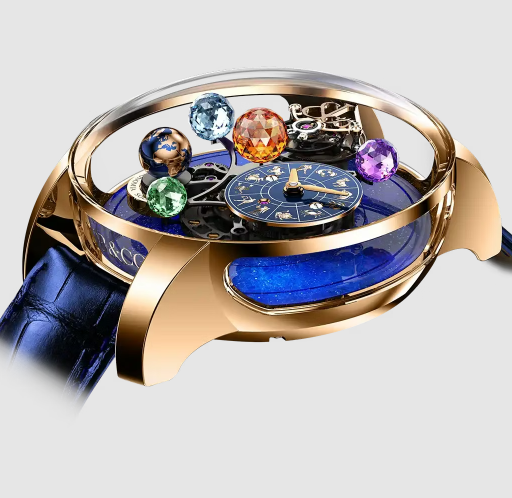 (image for) Jacob & Co astronomia solar zodiac ROSE GOLD WITH BLUE AVENTURINE DIAL Replica Watch AS310.40.AA.UA.A